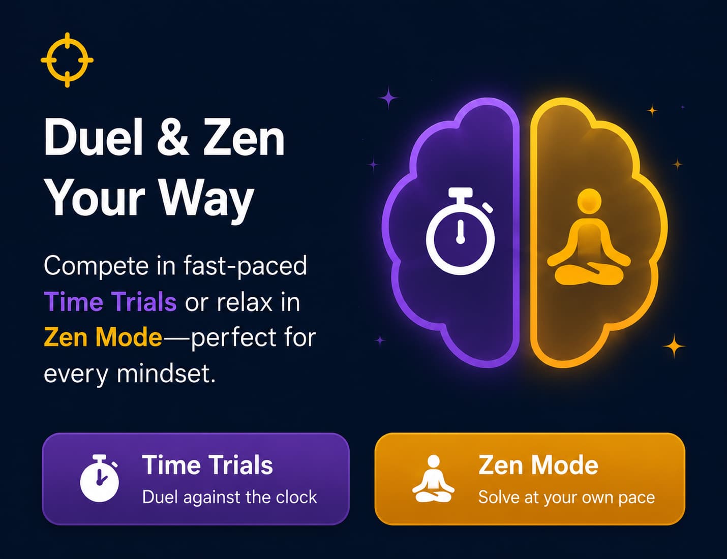 Play in Time Trials or Zen Mode
